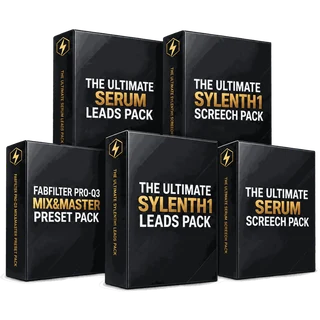 Ultimate Preset Bundle: five preset pack boxes