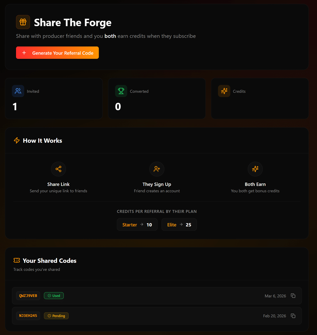 Share & Earn